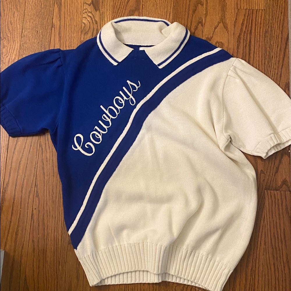 Vintage Cowboys Cheerleading Sweater